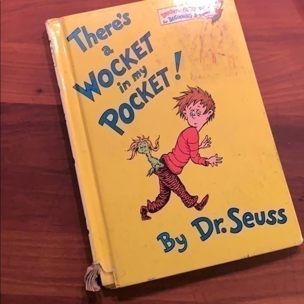 Dr. Seuss There’s a Wocket in My Pocket vintage
